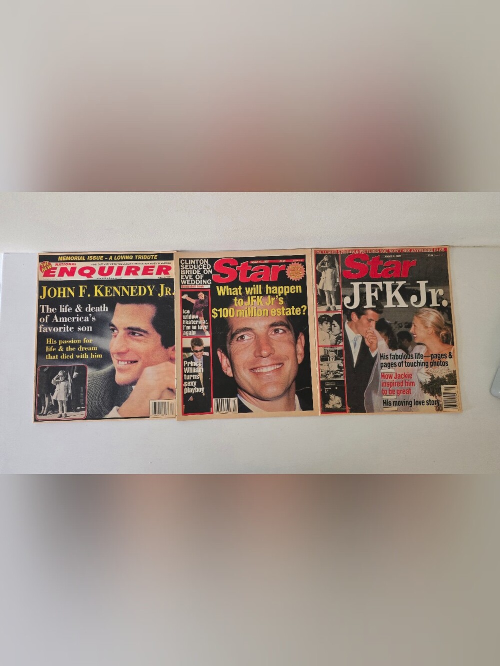 Vintage JFK & John F. Kennedy Jr. Magazine Lot – 3 Issues